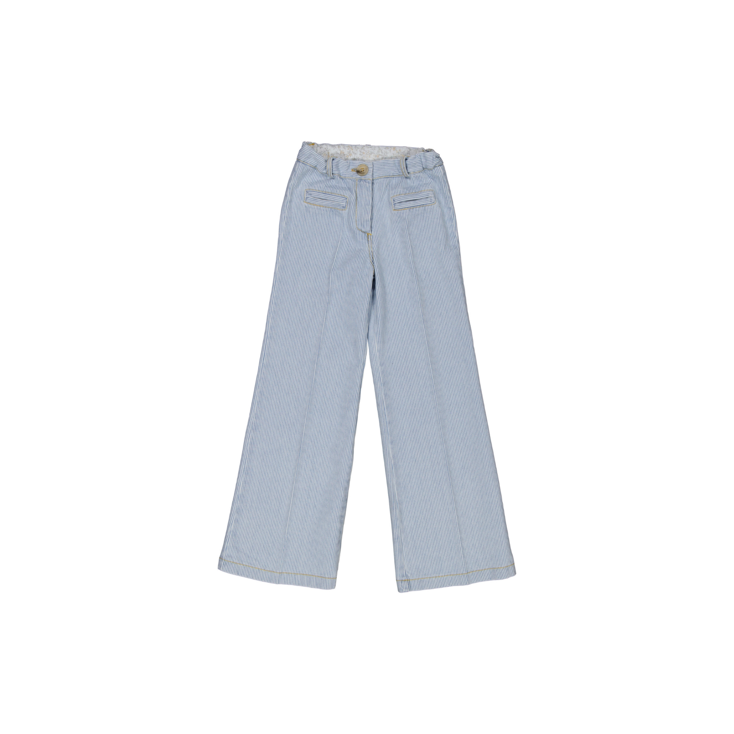 PANTALÓN PAULA RAYAS CELESTE S26