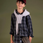 CAMISA CAMILO CUADROS GRIS