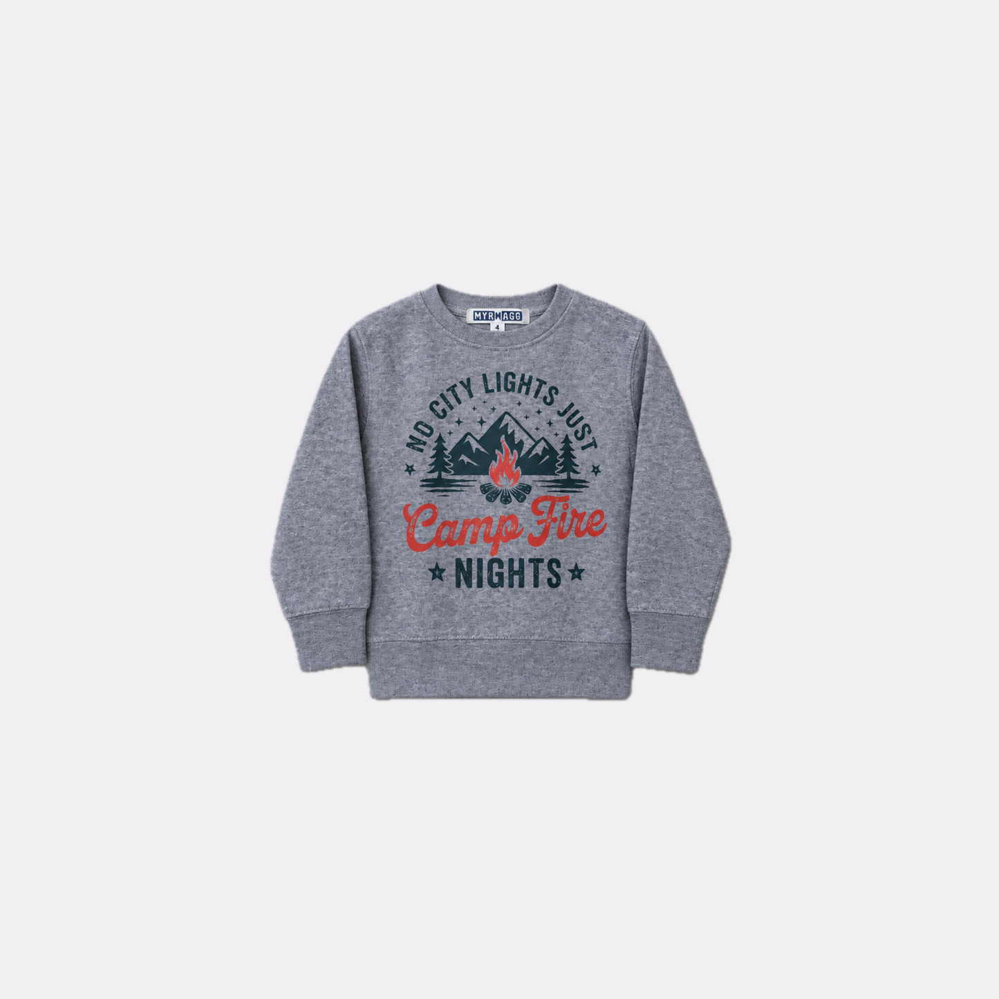 SUDADERA "CAMPFIRE" GRIS