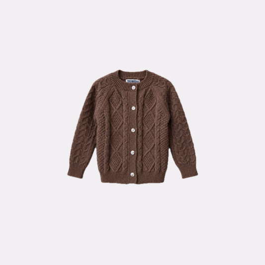 CARDIGAN TRENZAS CARMI CAMEL