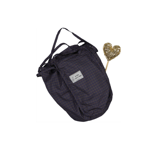 BOLSO CUADRITOS NAVY W26