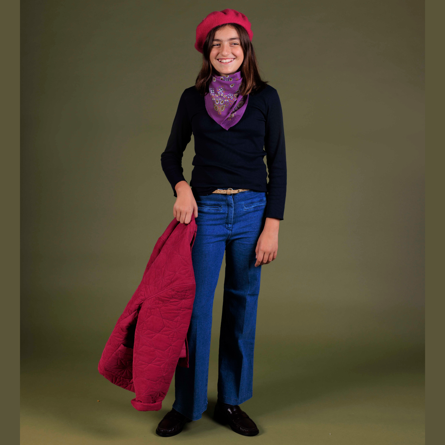 PANTALON PAULA TEJANO INDIGO