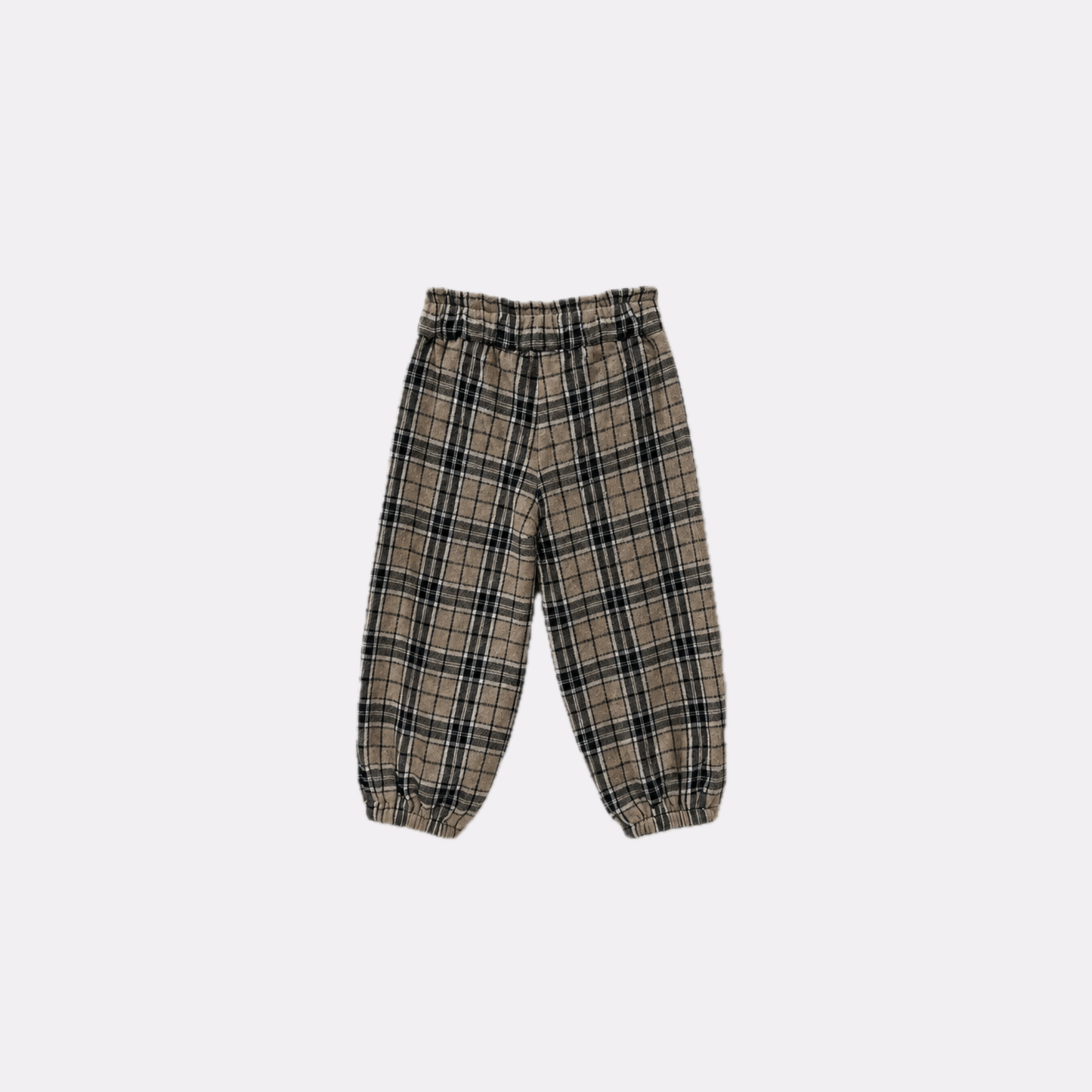 PANTALON PEPITA CUADROS PIEDRA
