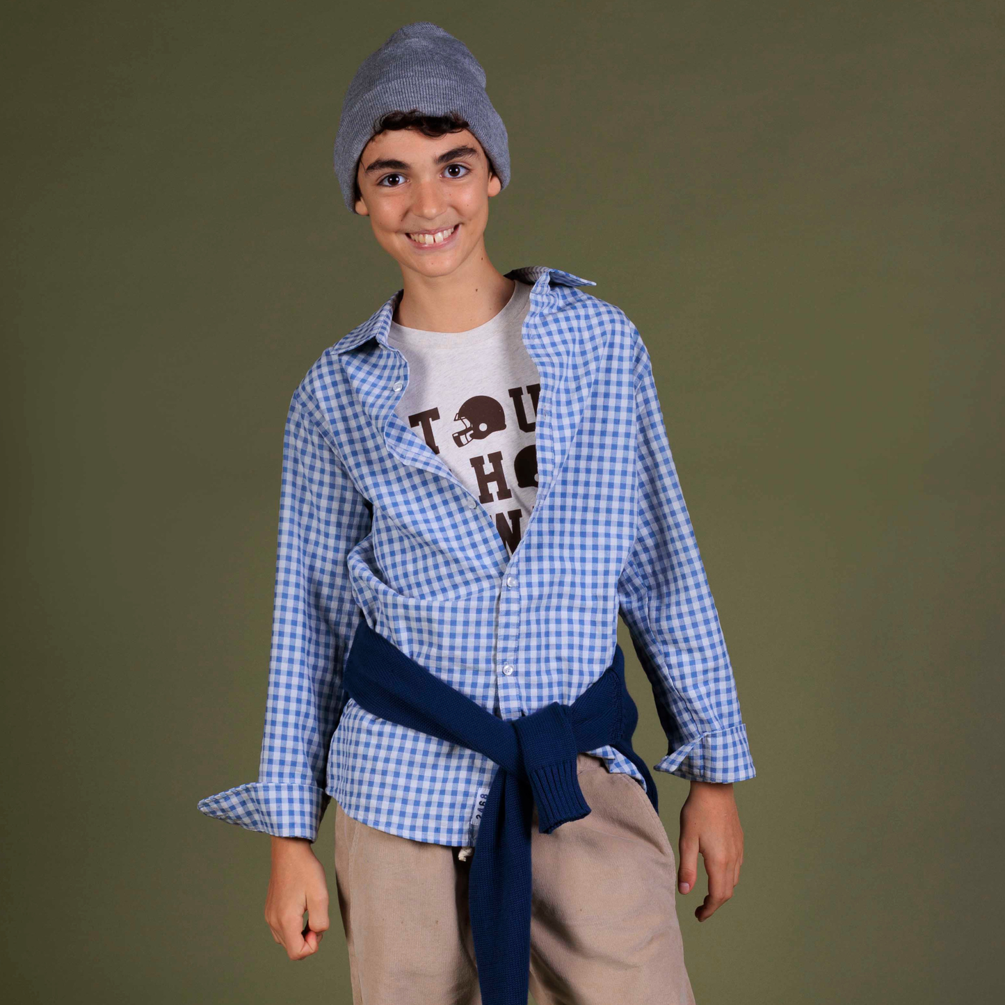 CAMISA CAMILO VICHY AZUL