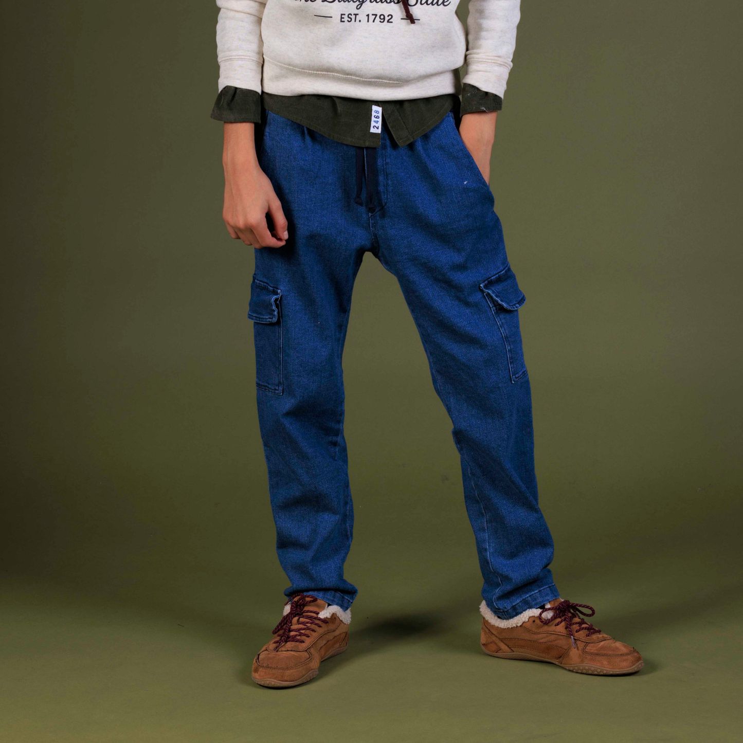 PANTALON PEPO CARGO INDIGO