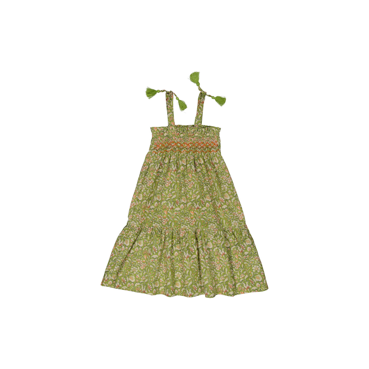 VESTIDO VICENTA PRINT VERDE S26