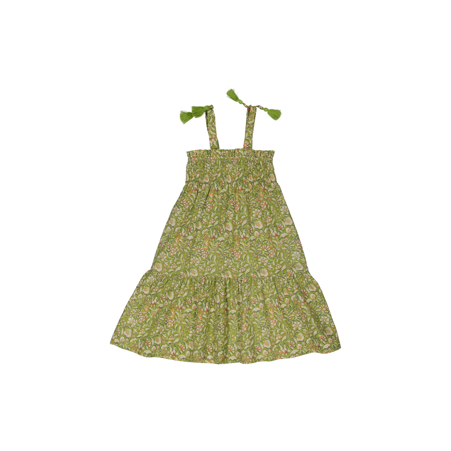 VESTIDO VICENTA PRINT VERDE S26