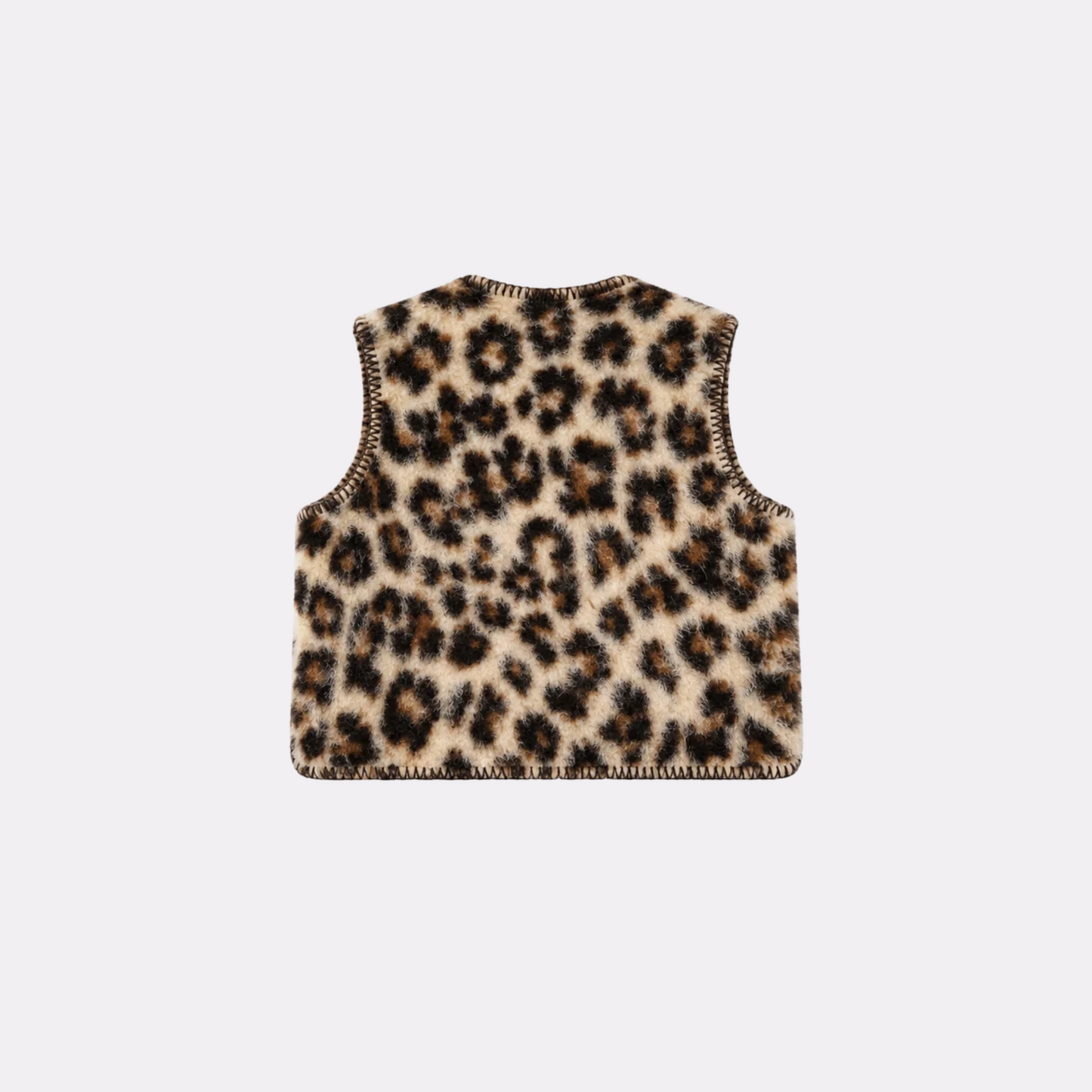 CHALECO BORREGO LEOPARDO CHELSEA