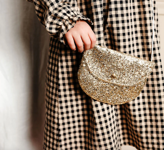 BOLSO GLITTER ORO