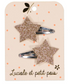 CLIPS ÉTOILE À PAILLETTES FUCHSIA