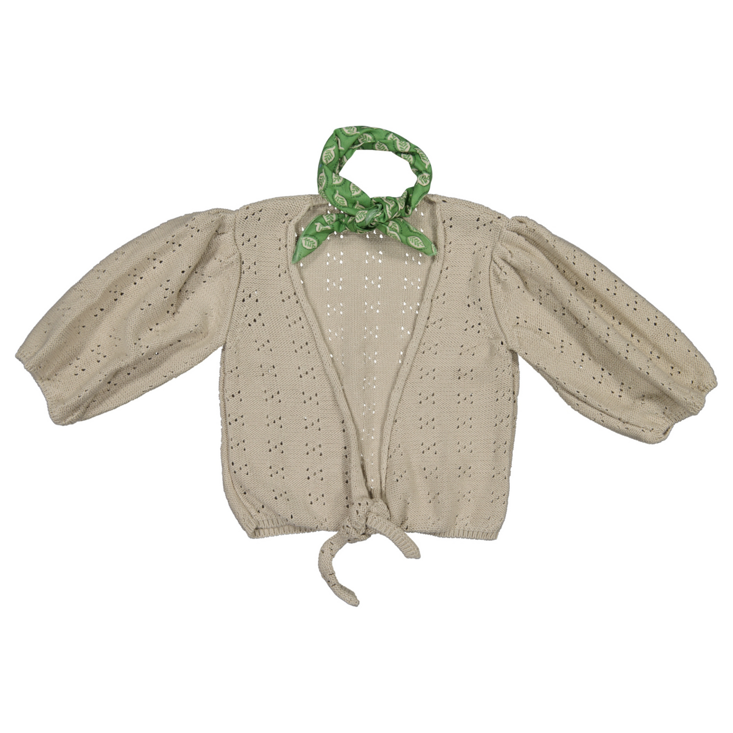 CHAQUETA TRICOT PIEDRA