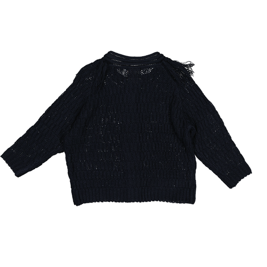 CARDIGAN TRICIA FLECOS NAVY