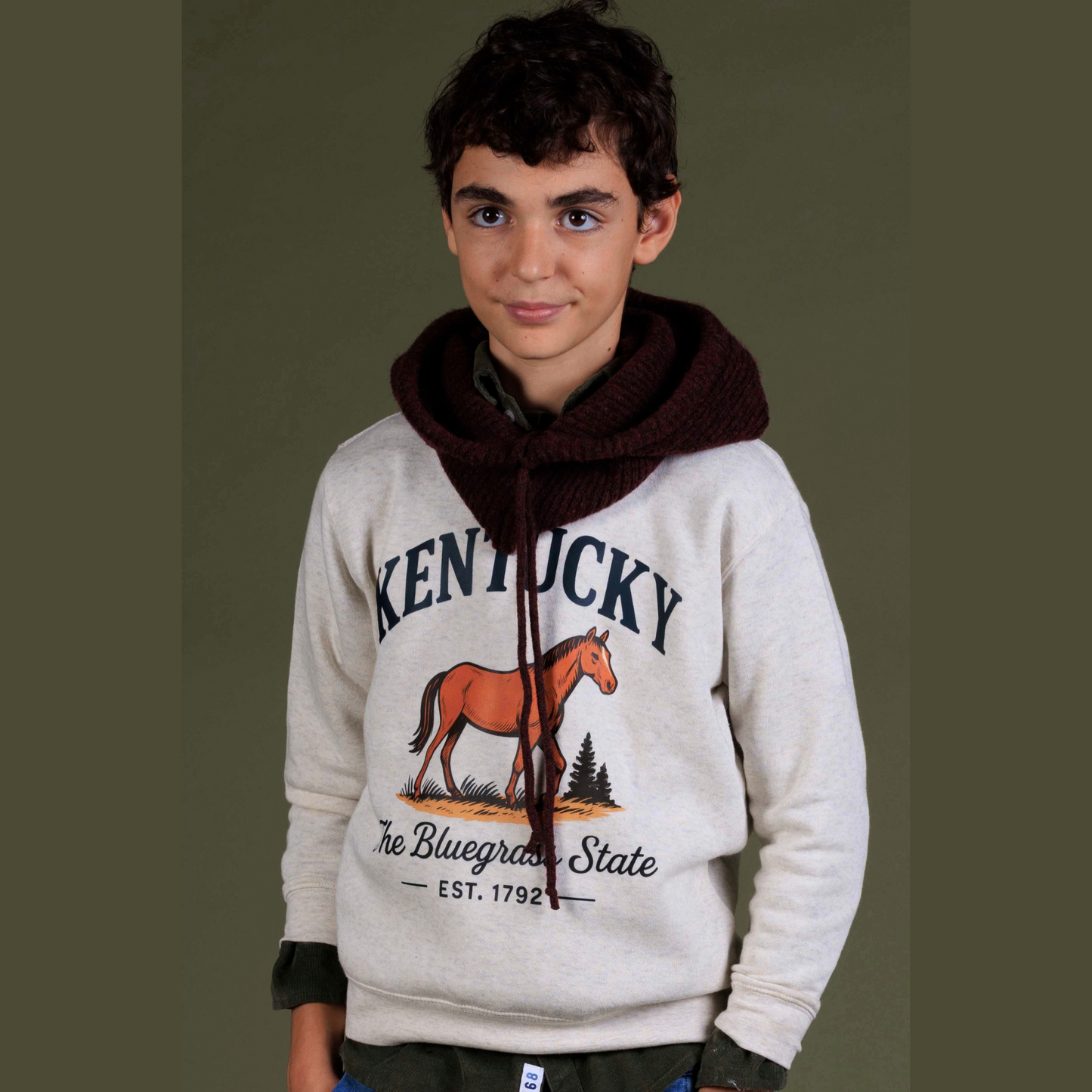 SUDADERA KENTUCKY GRIS