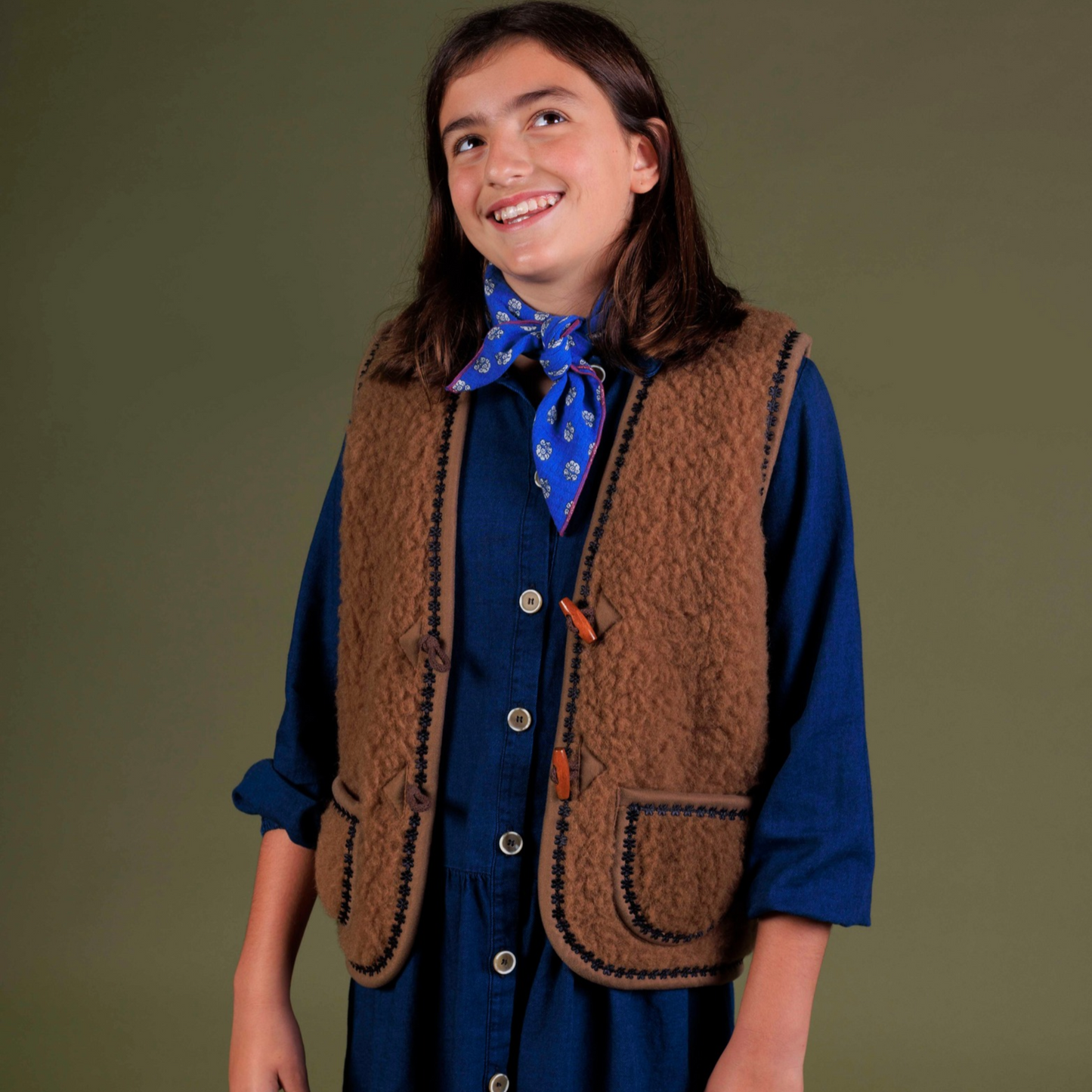 CHALECO BORREGO CHELSEA CAMEL