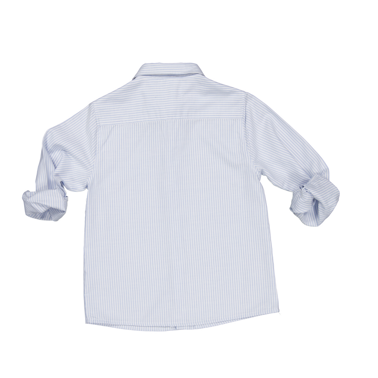 CHEMISE CAMILO OXFORD RAYURES BLEU CLAIR