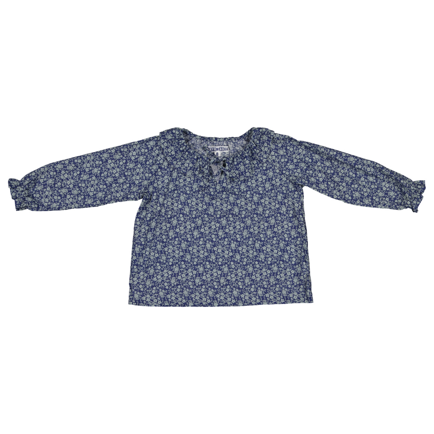 BLUSA BETH FLOR AZUL