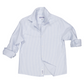 CHEMISE CAMILO OXFORD RAYURES BLEU CLAIR