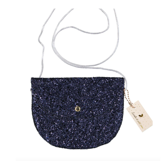 SAC À PAILLETTES MARINE