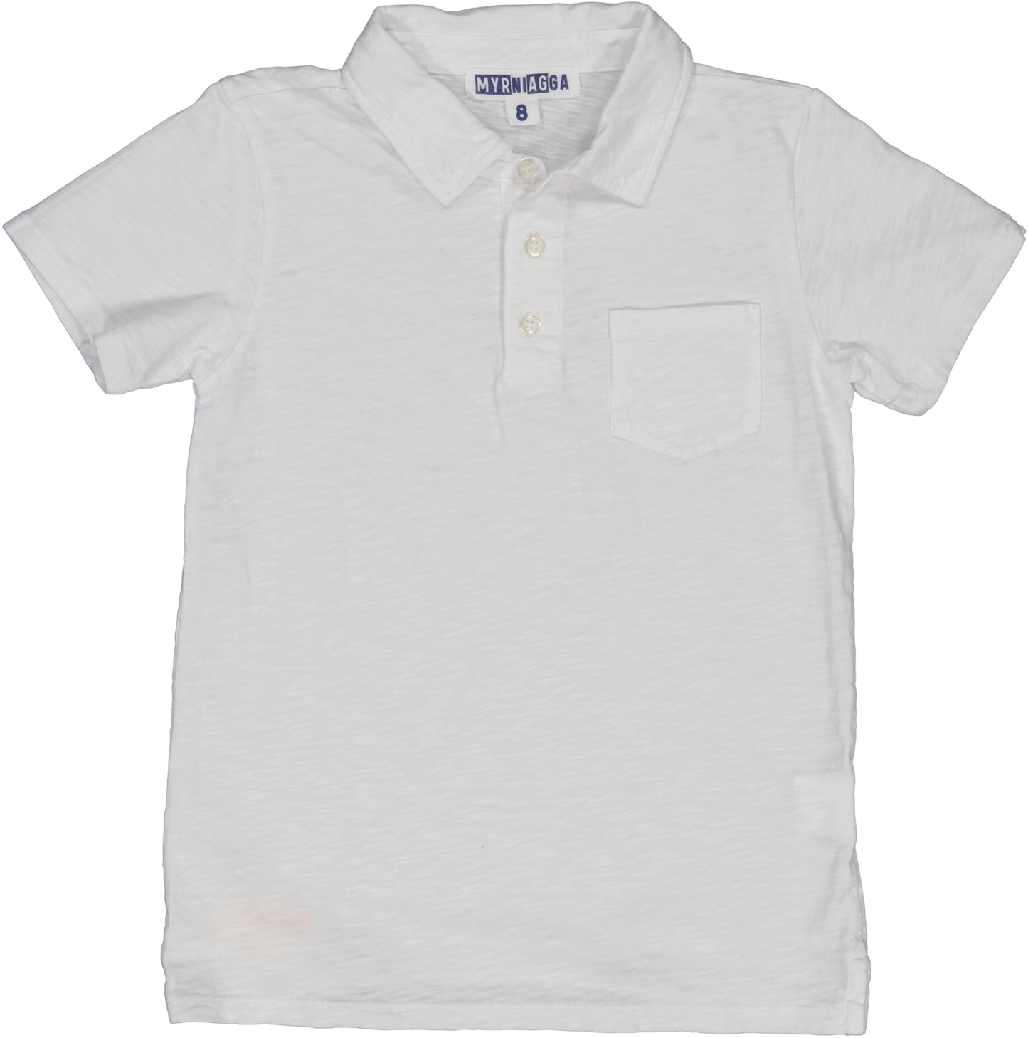 POLO PEP FLAMÉ BLANC